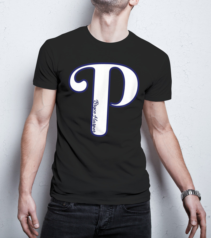 Bryce Harper Philadelphia Baseball Logo P T-Shirt