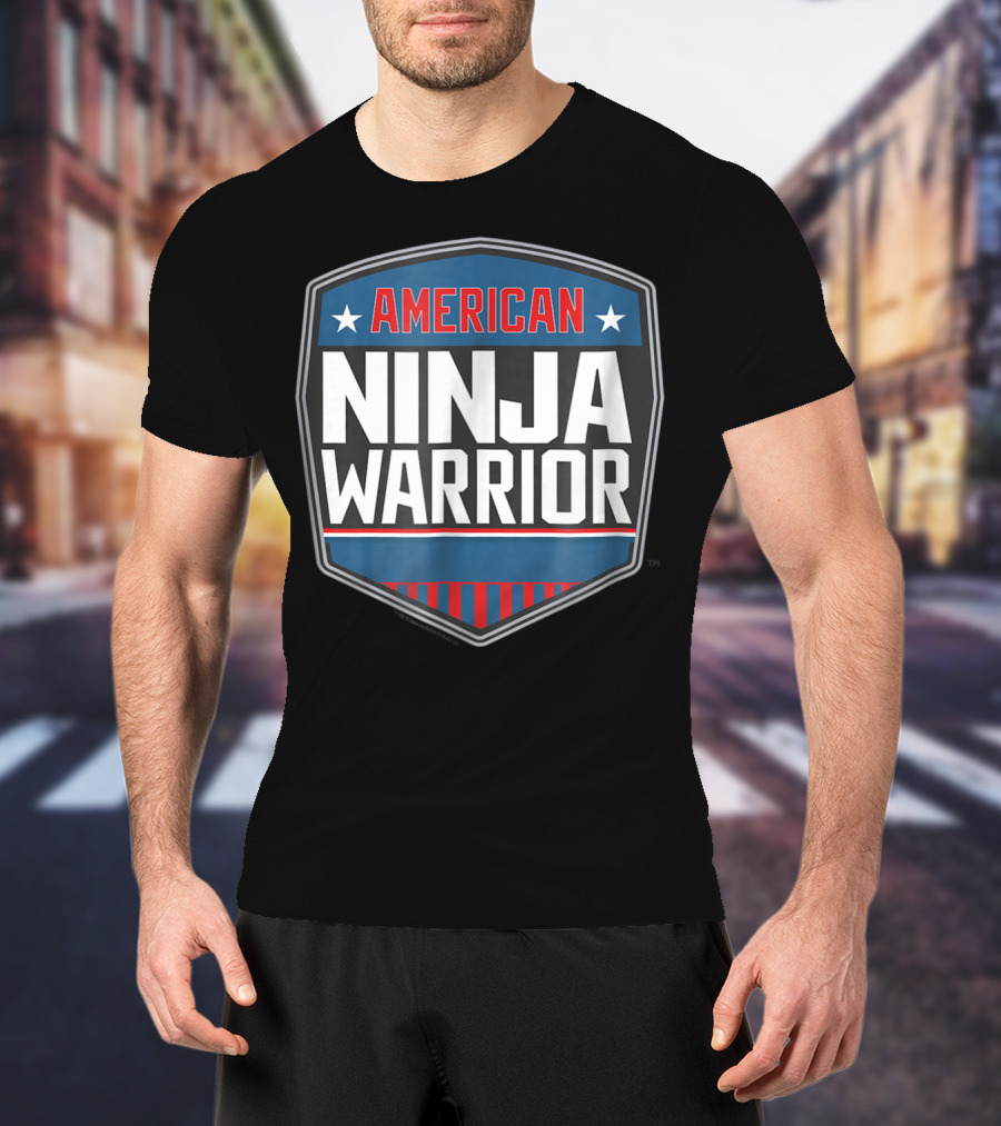 American Ninja Warrior Shield Icon T-Shirt