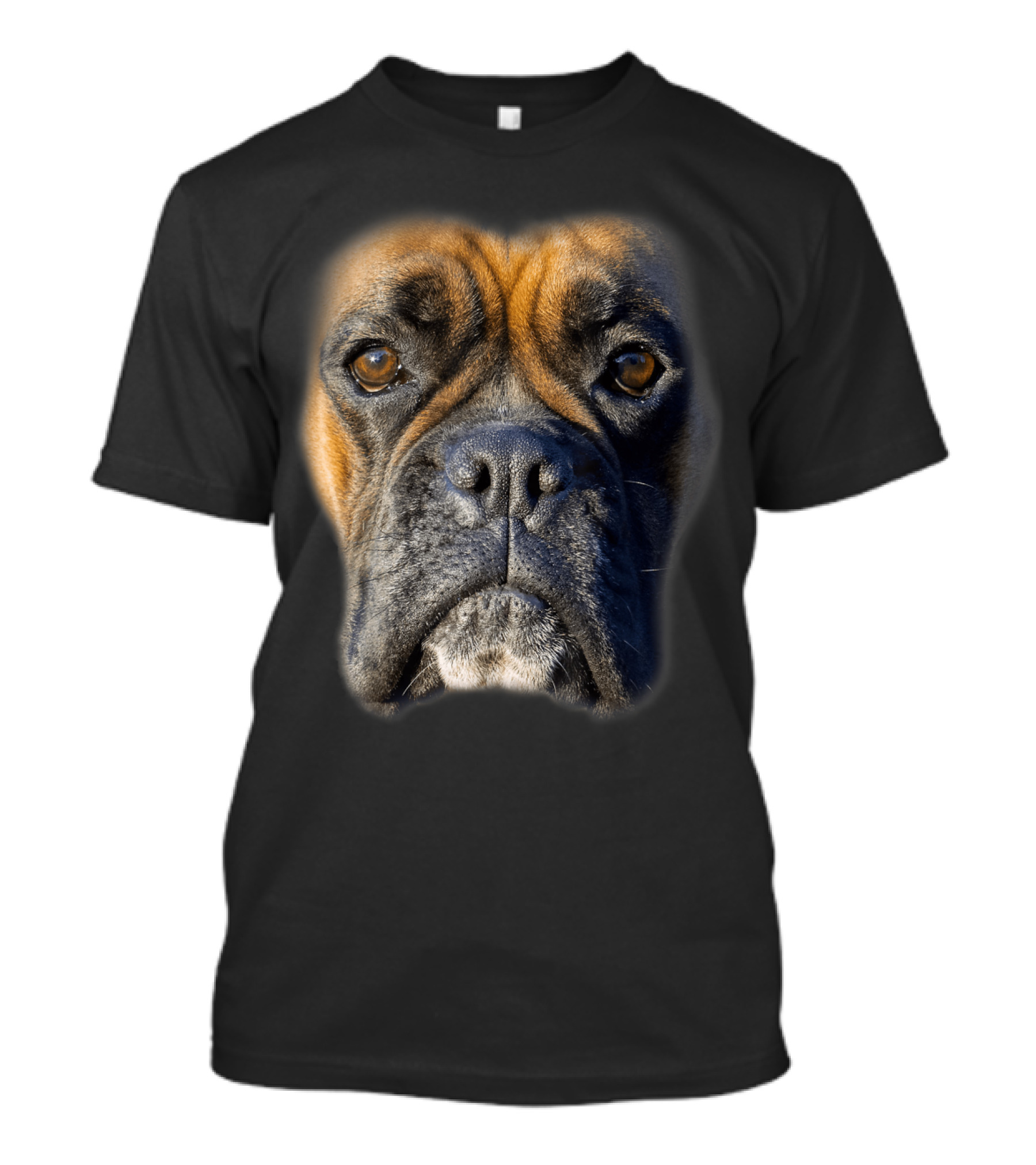 Animal Lover Boxer Face Funny Dog Lovers Tee For Pet Enthusiasts T-Shirt