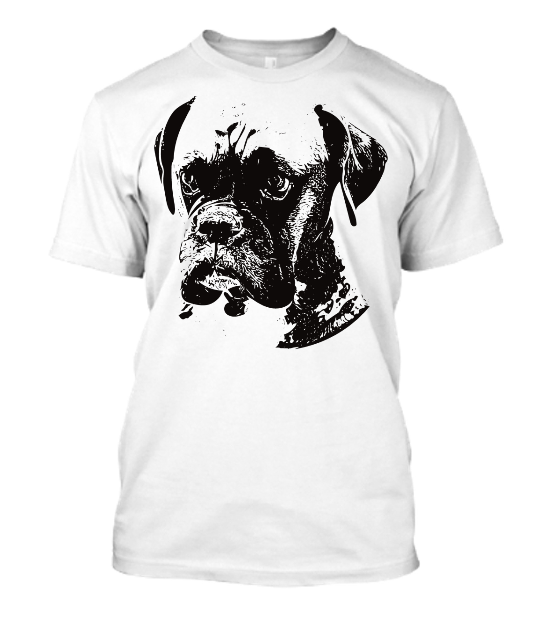 Boxer Dog Face Boxer Mom Or Dad T-Shirt