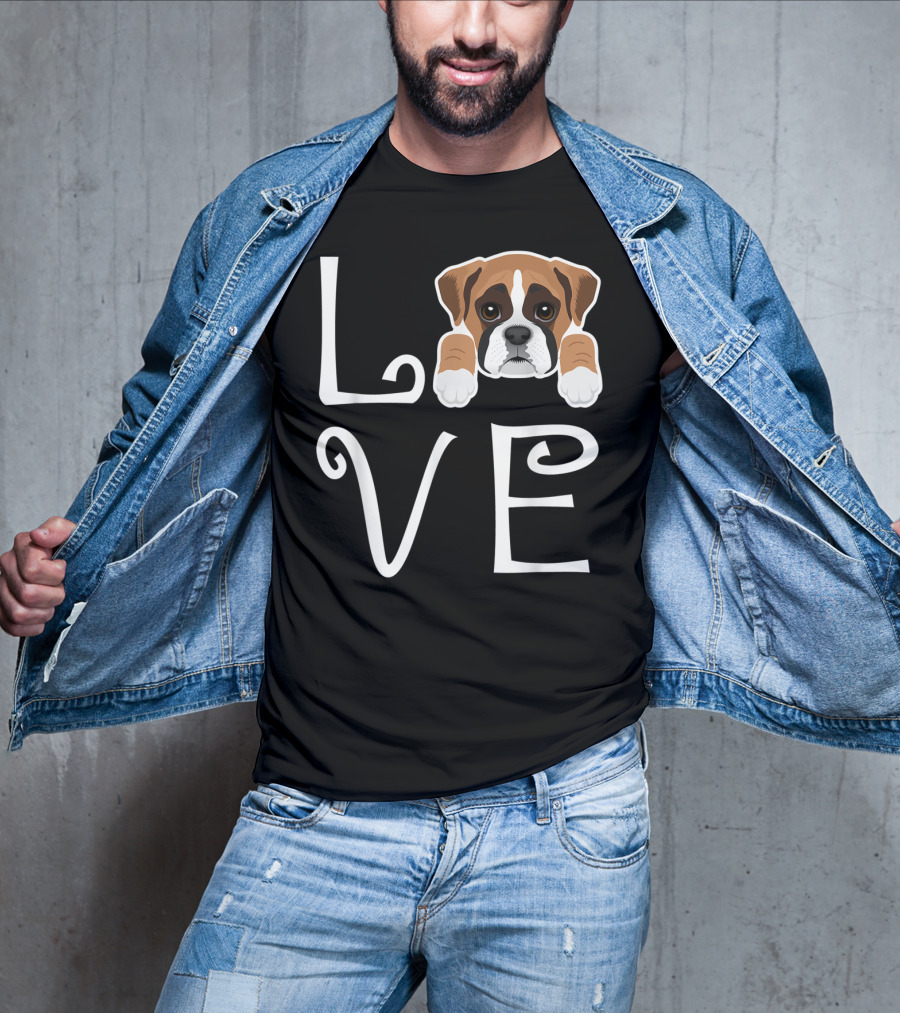 Boxer Love Dog Owner Puppy T-Shirt