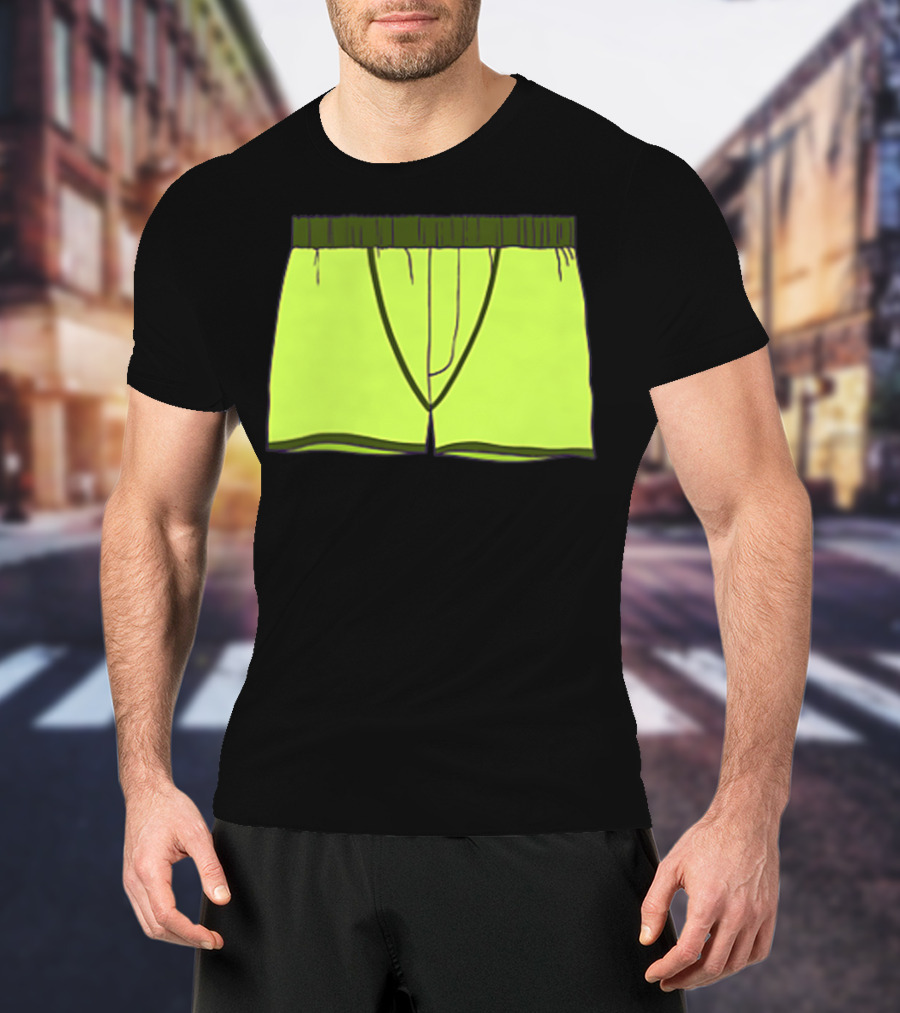 Shane Dawson Sells His Boxer Shorts Pocket Neon Yellow T-Shirt