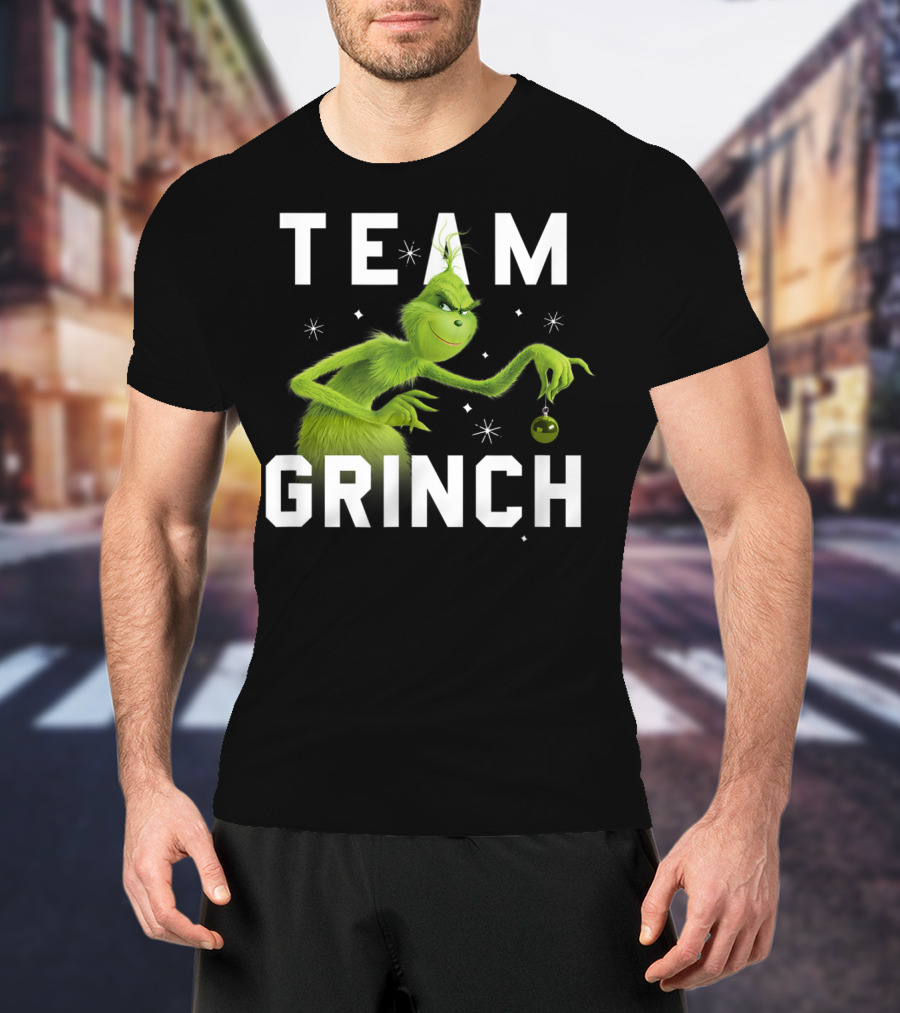 Team Grinch Drseuss The Grinch Holding T-Shirt