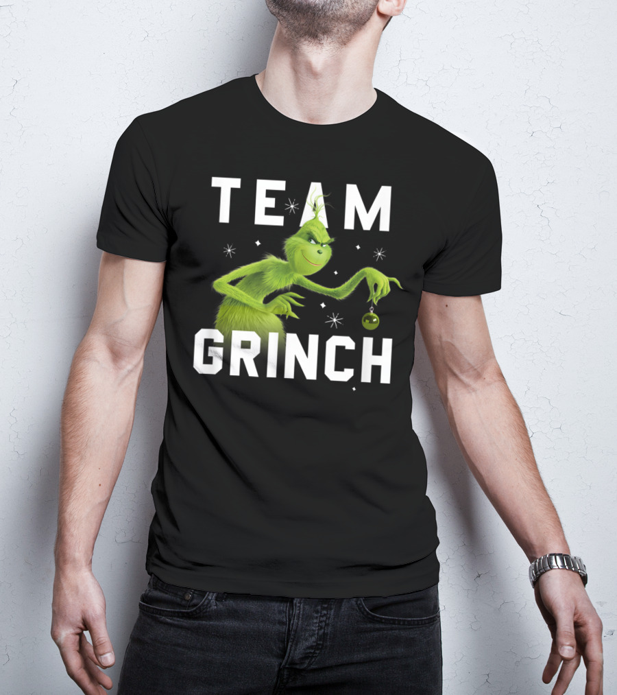 Team Grinch Drseuss The Grinch Holding T-Shirt