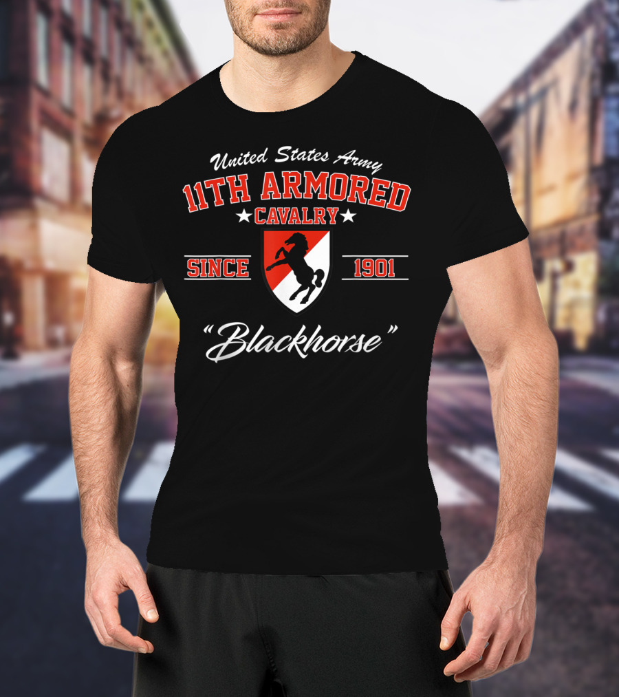 United States Army 11th Armored Cavalry Blackhorse Since 1901 T-Shirt