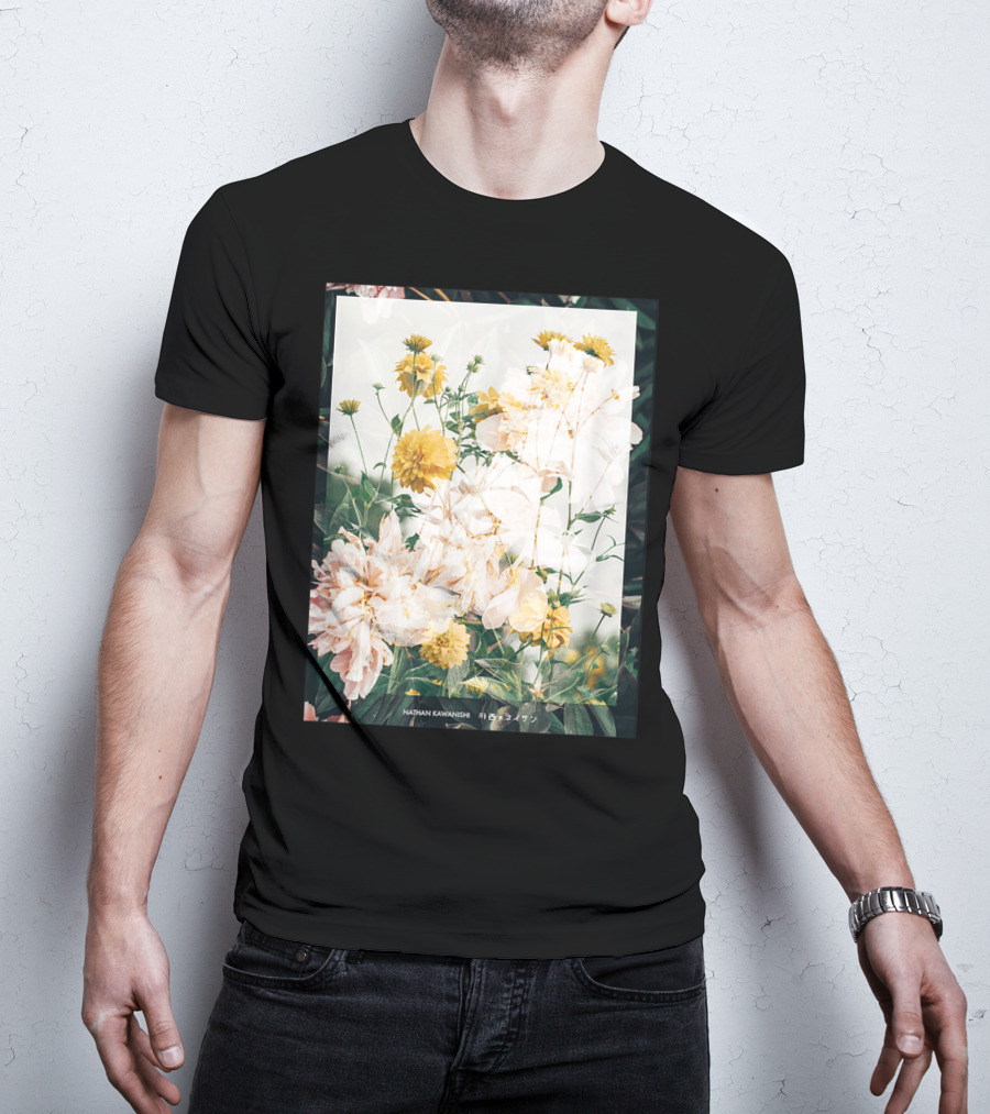 Aesthetic Floral Nathan Kawanishi Streetwear Fashion Grap T-Shirt