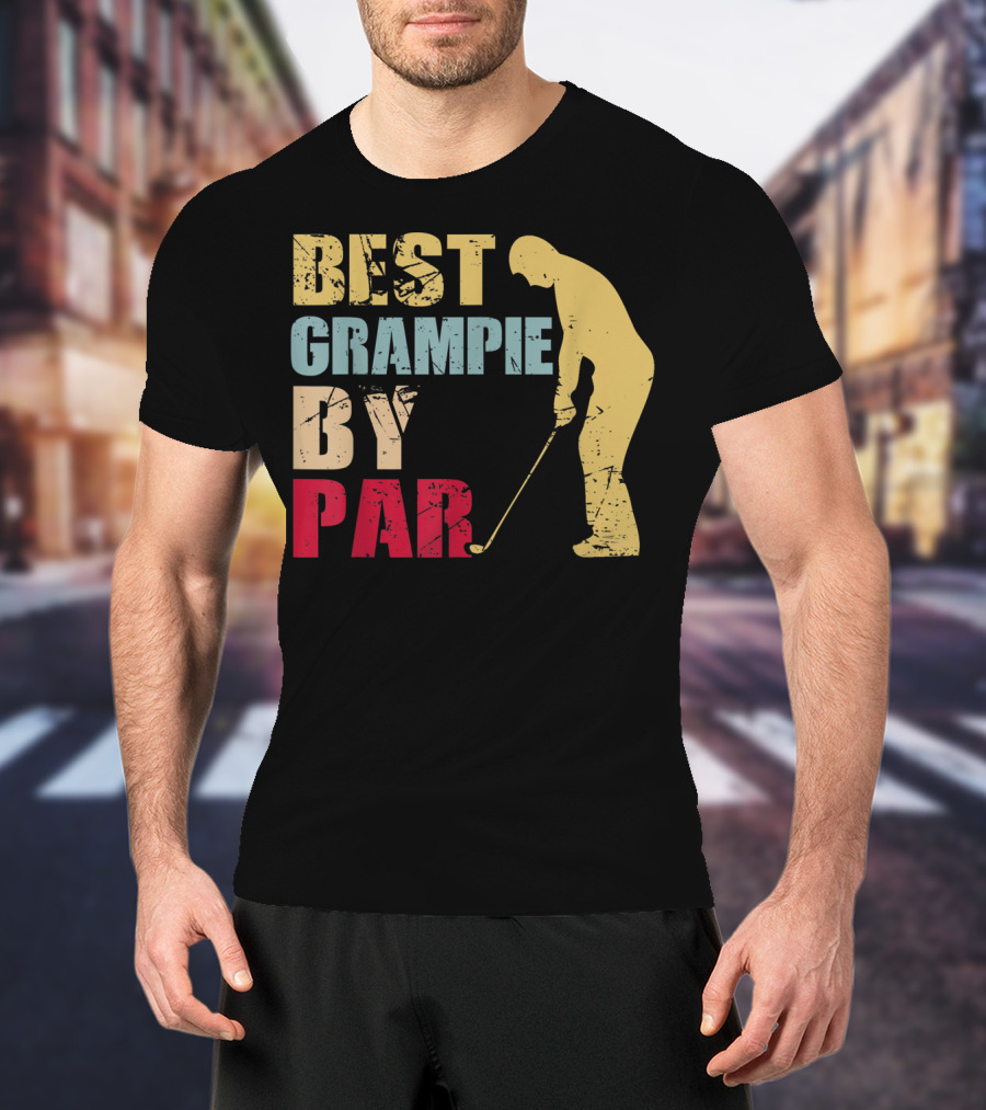 Best Grampie By Par Golf Vintage T-Shirt