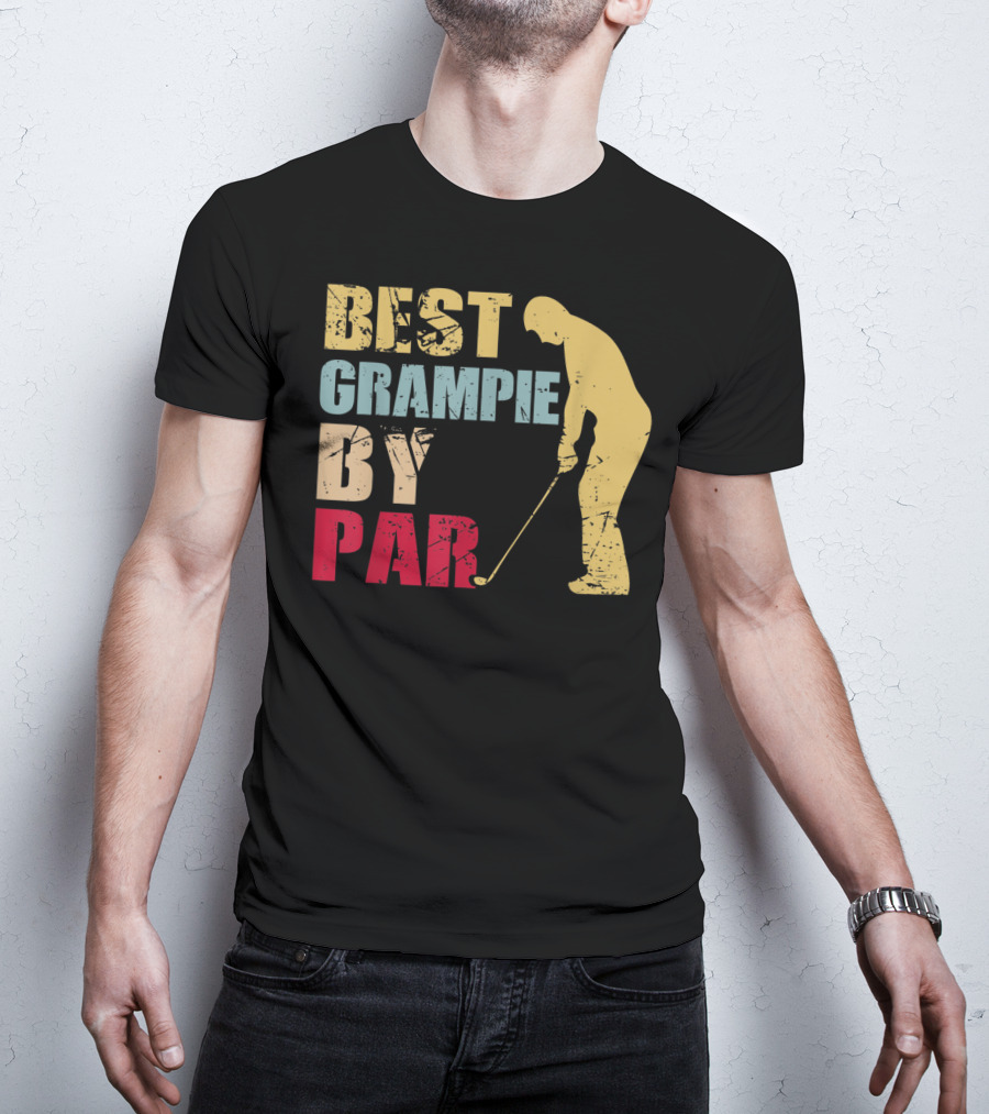Best Grampie By Par Golf Vintage T-Shirt