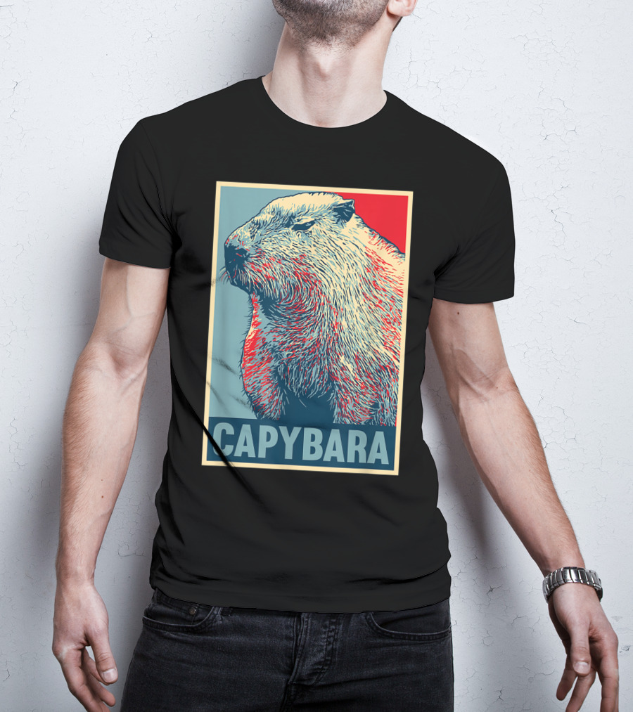 Capybara Funny Vegan Animal Lovers T-Shirt