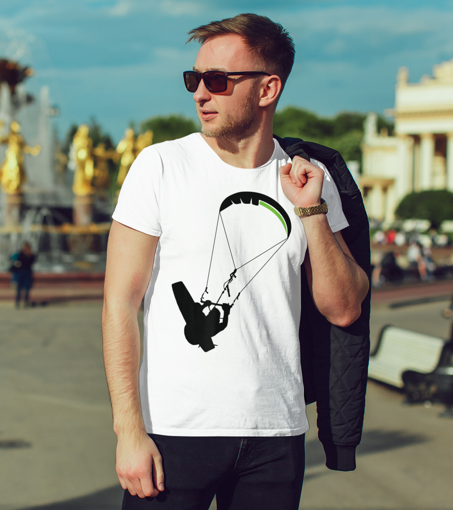 Cool Kitesurfing I Kitesurf Silhouette Adventure T-Shirt