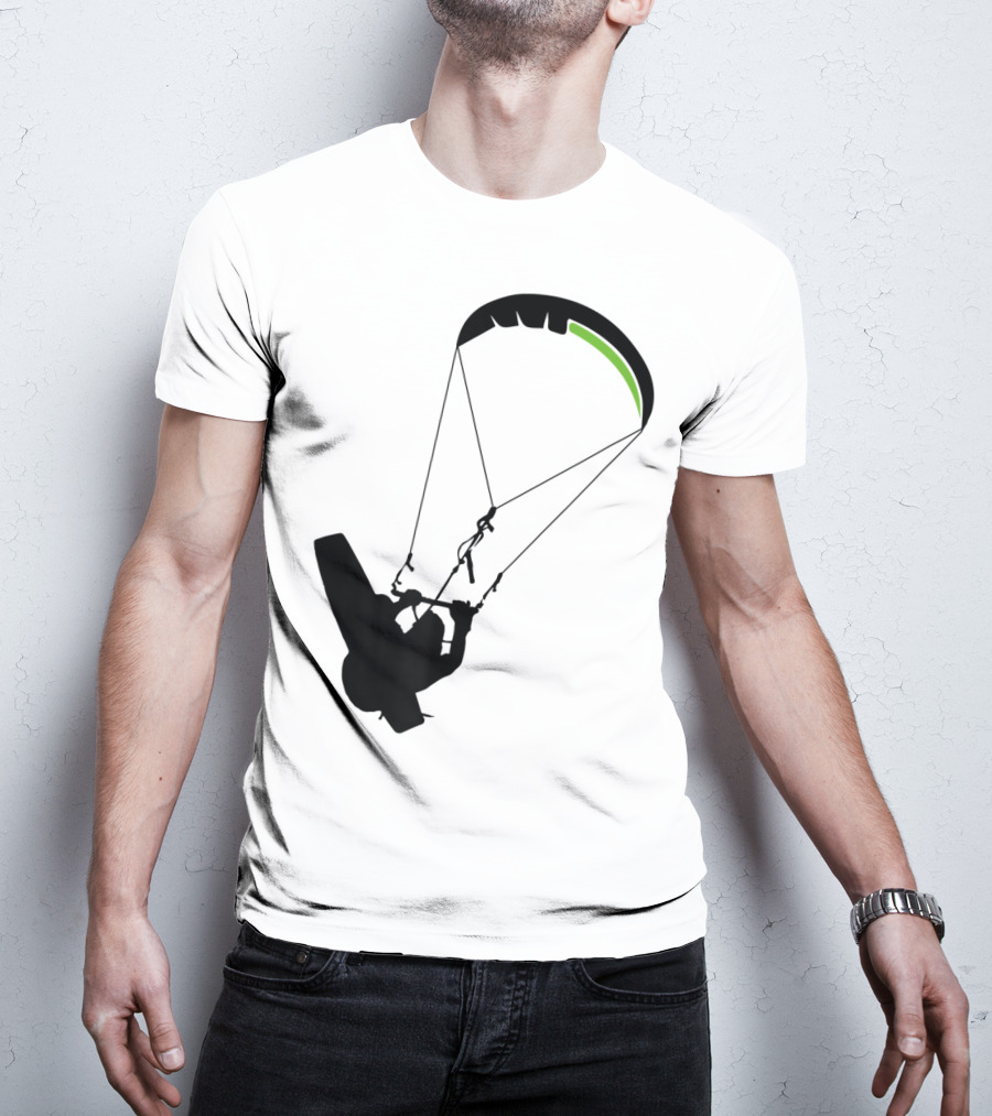 Cool Kitesurfing I Kitesurf Silhouette Adventure T-Shirt