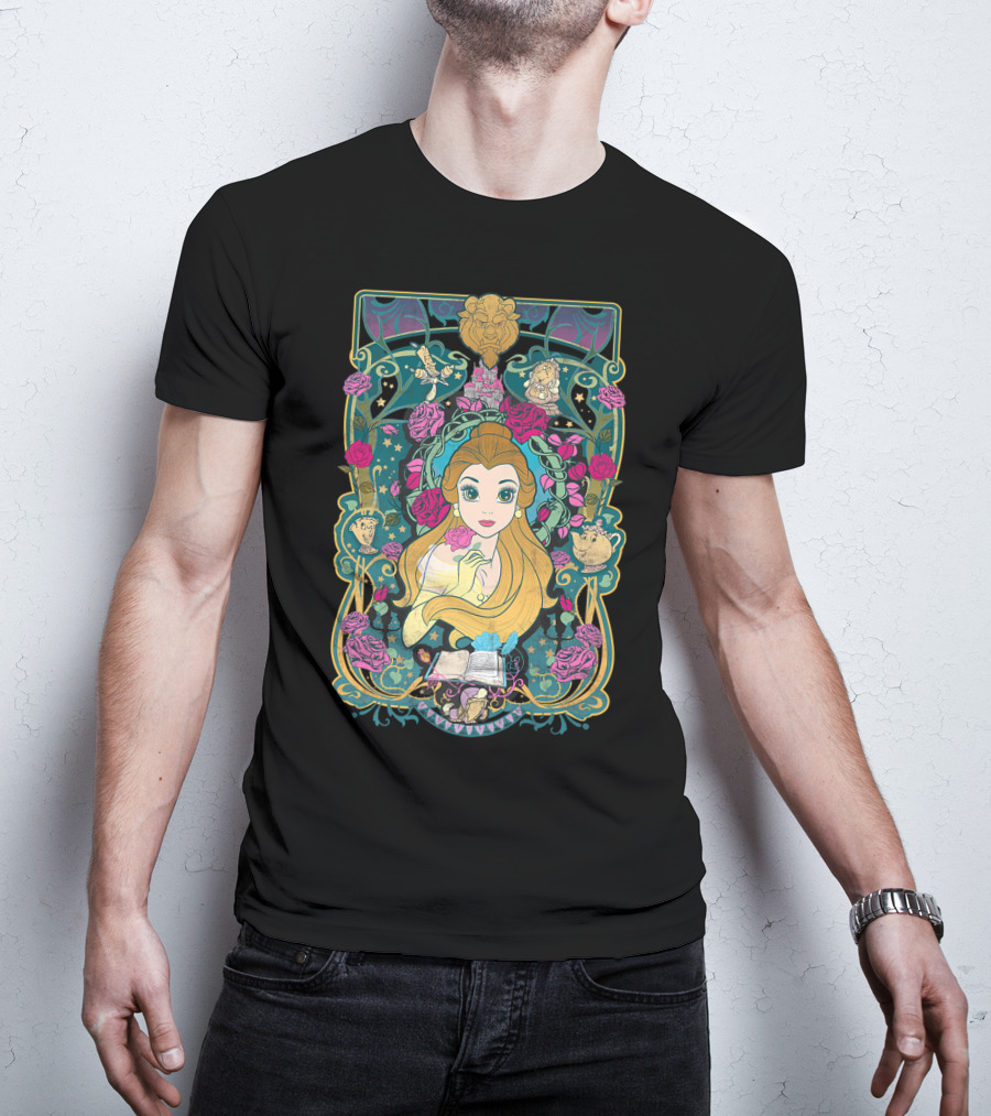 Belle Disney Beauty And The Beast Rose Enchantment T-Shirt