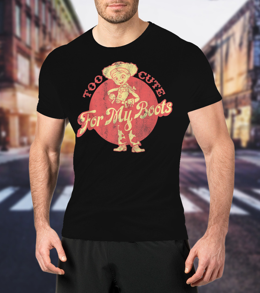 Toy Story 4 Jessie Too Cute For My Boots T-Shirt