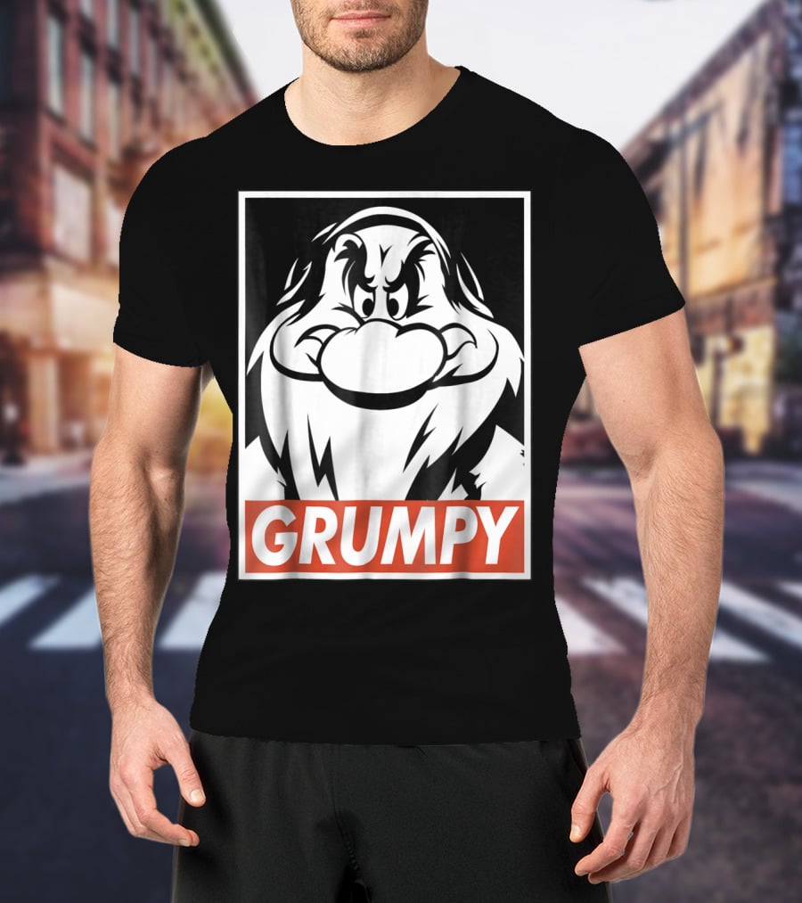 Disney Snow White Grumpy Streetwear T-Shirt