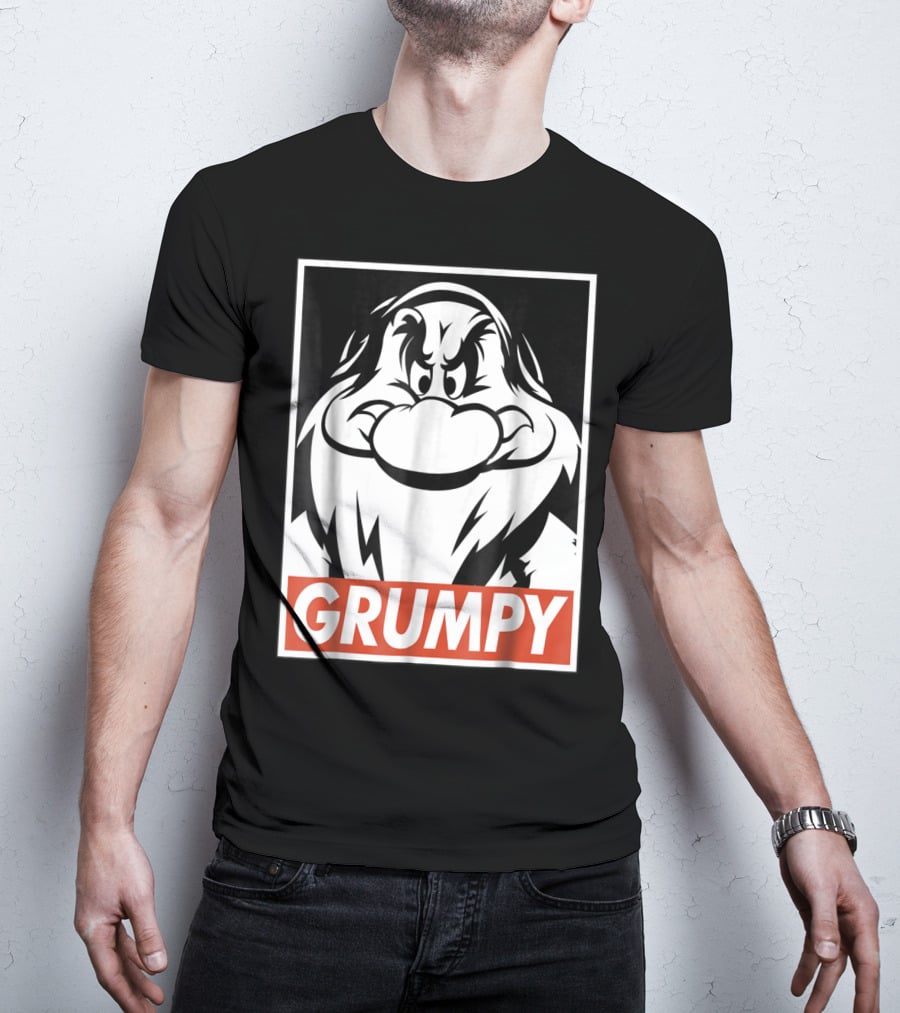 Disney Snow White Grumpy Streetwear T-Shirt
