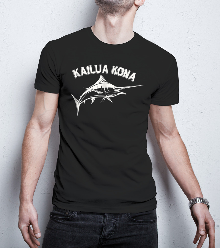 Kailua Kona Hawaii Marlin Fishing T-Shirt