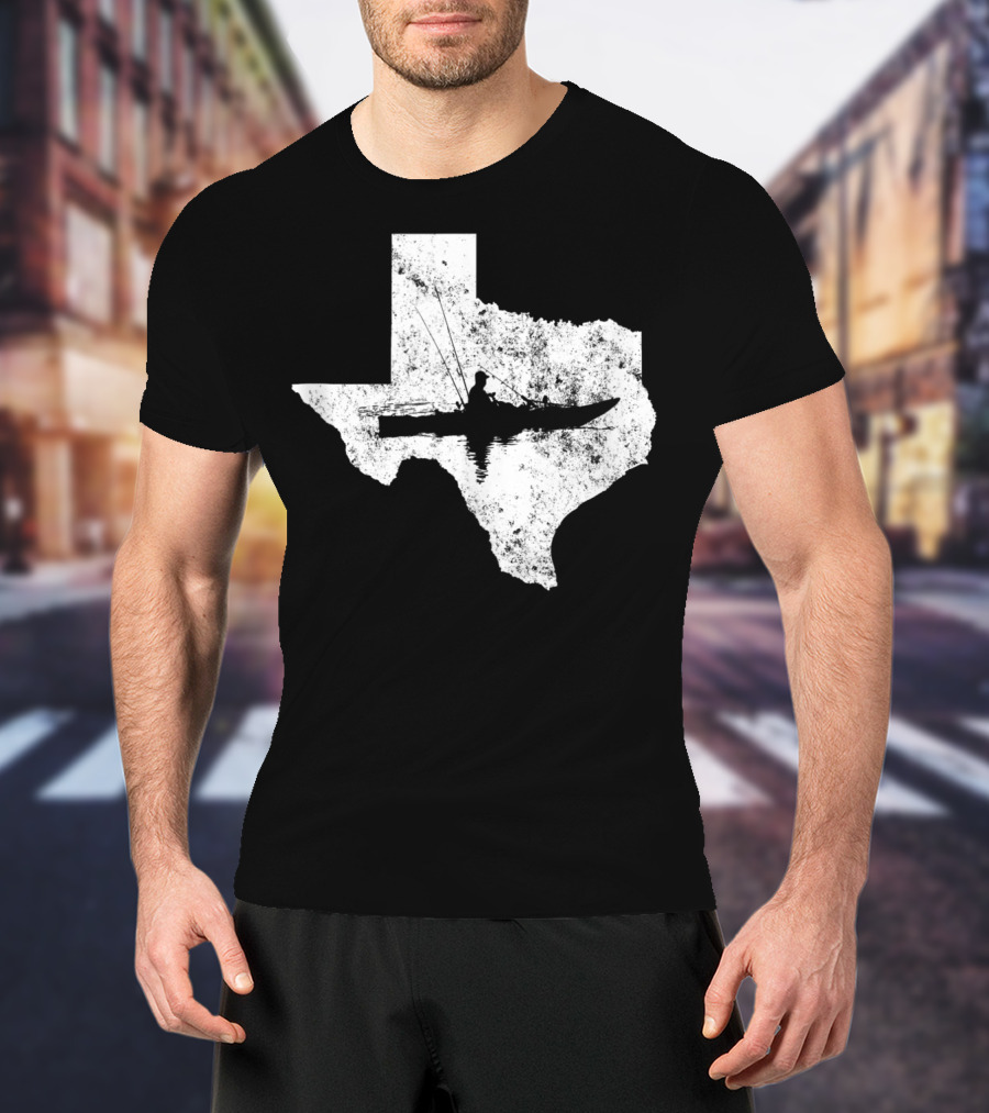 Kayak Fishing In Texas State T-Shirt