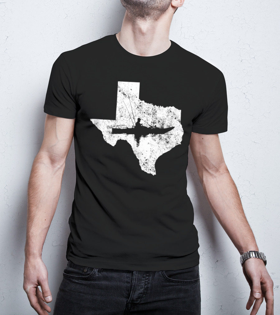 Kayak Fishing In Texas State T-Shirt