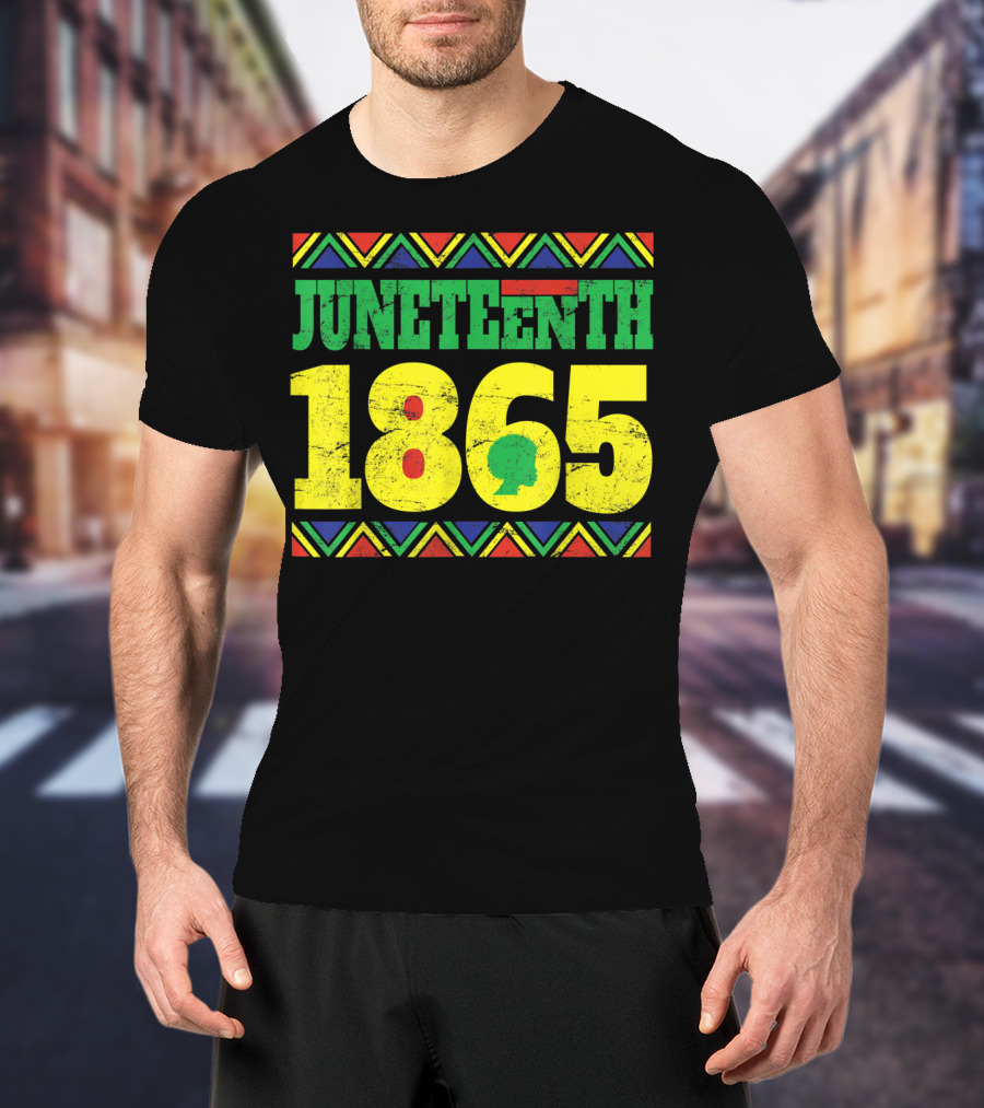Juneteenth 1865 African Colors T-Shirt