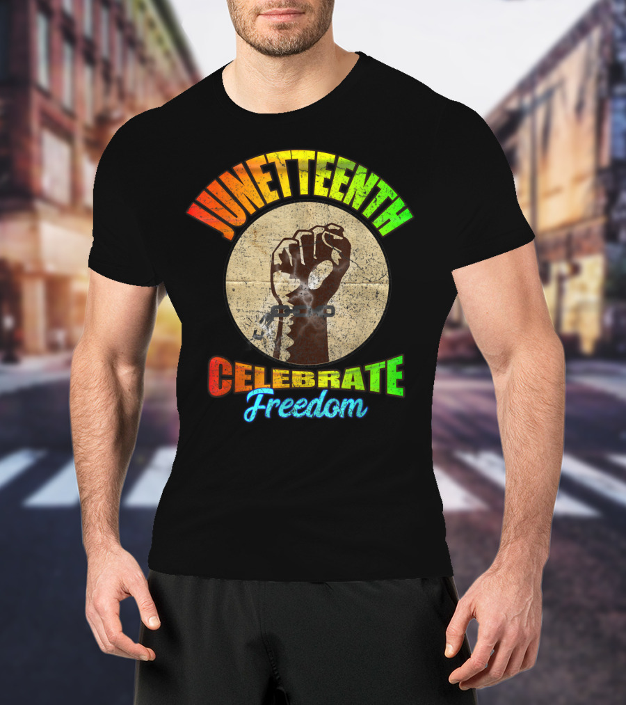 Juneteenth Celebrate Freedom End Of Slavery Abolished American T-Shirt
