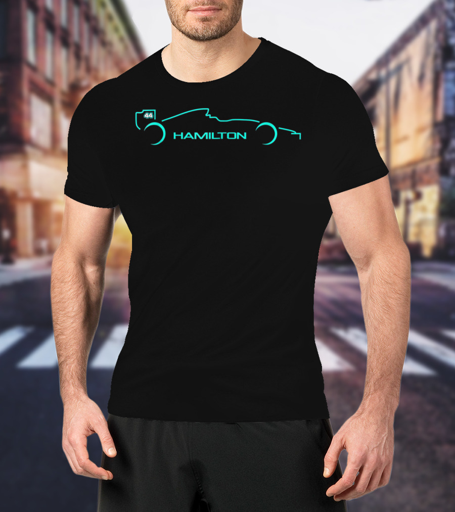 Hamilton 44 W07 Formula 1 Car T-Shirt