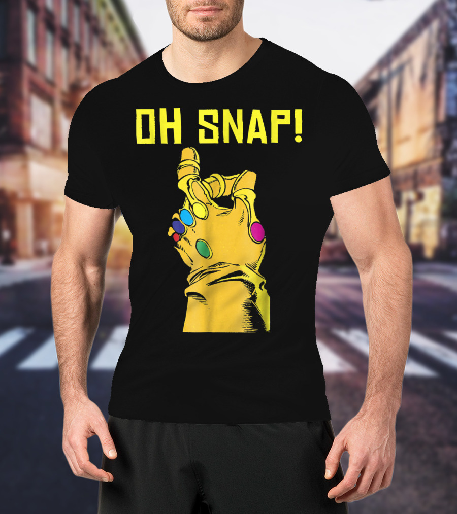 Marvel Oh Snap Infinity Gauntlet Thanos T-Shirt