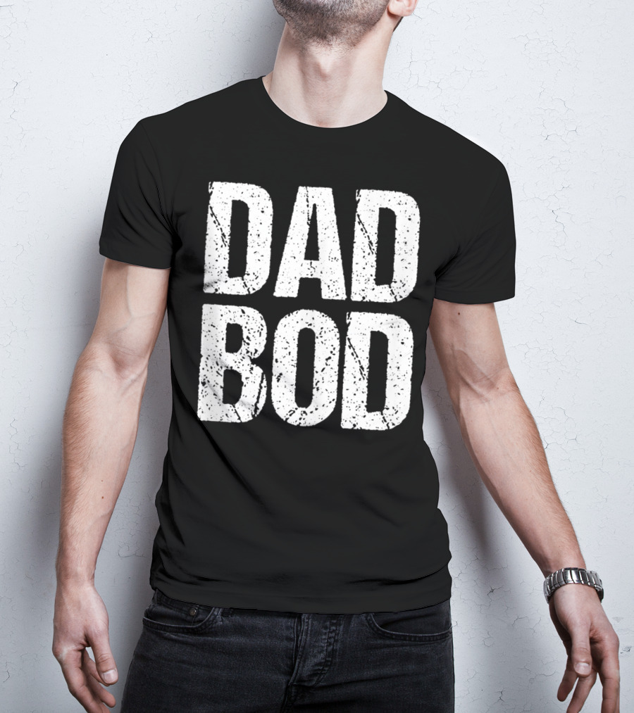 Dad Bod Mens Funny Gym Workout Cheat Day T-Shirt
