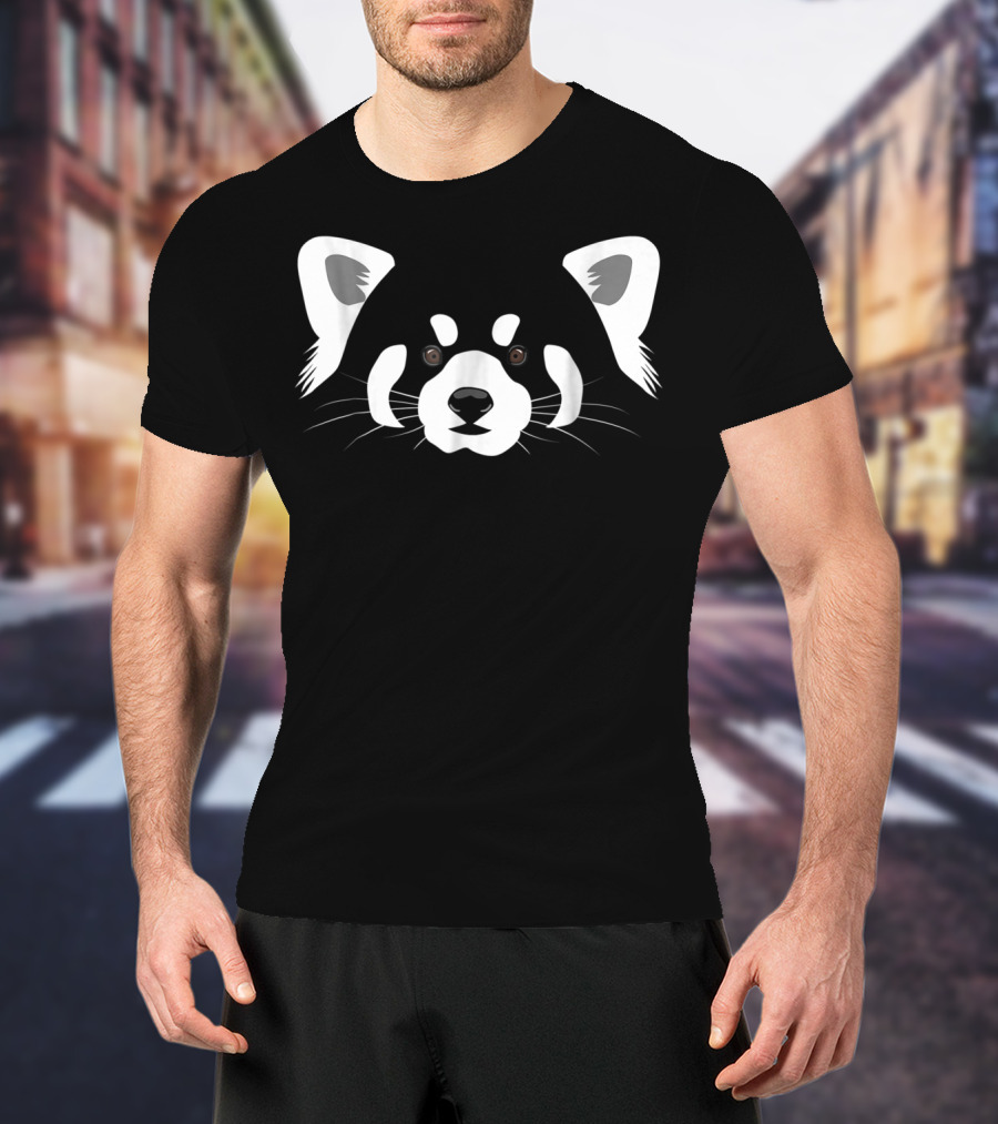 Red Panda Face T-Shirt