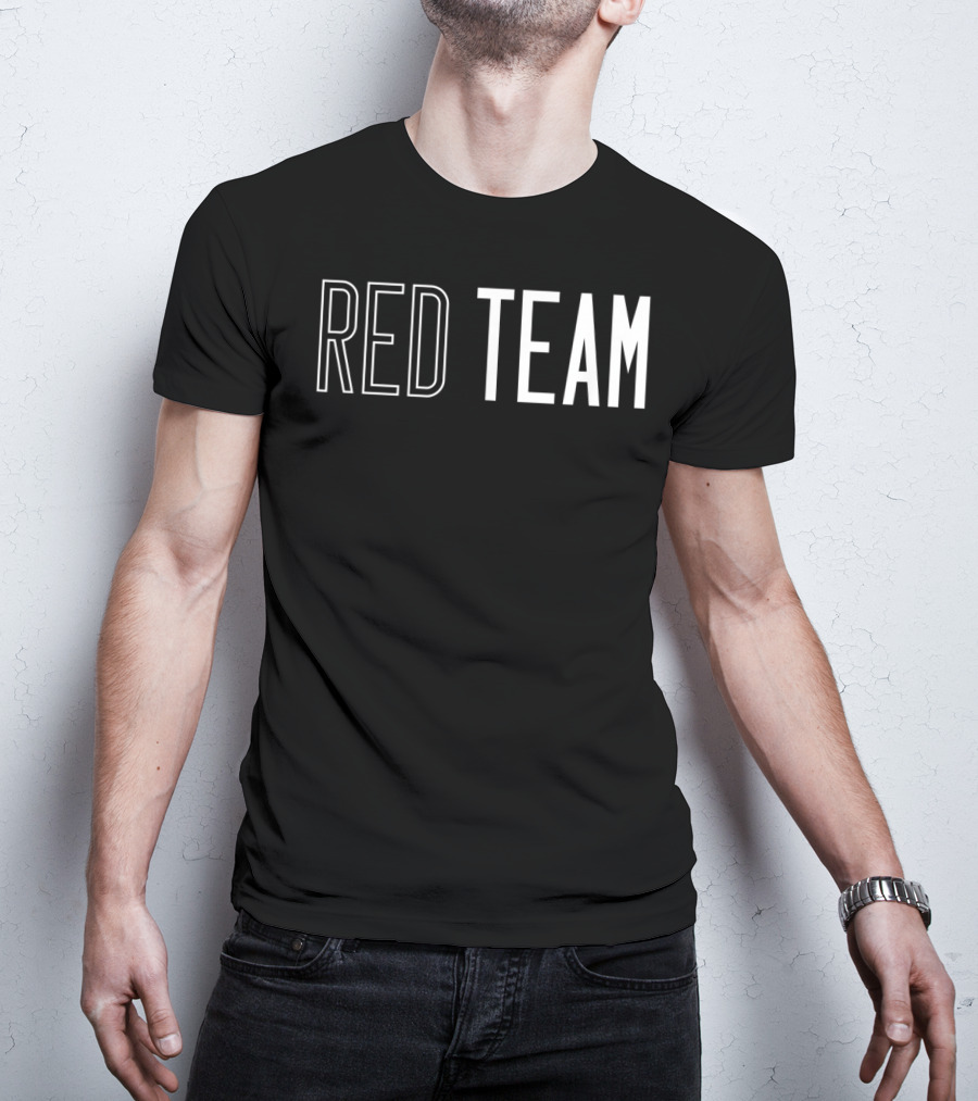 Red Team Competition Sports Games Event Team Spirit T-Shirt