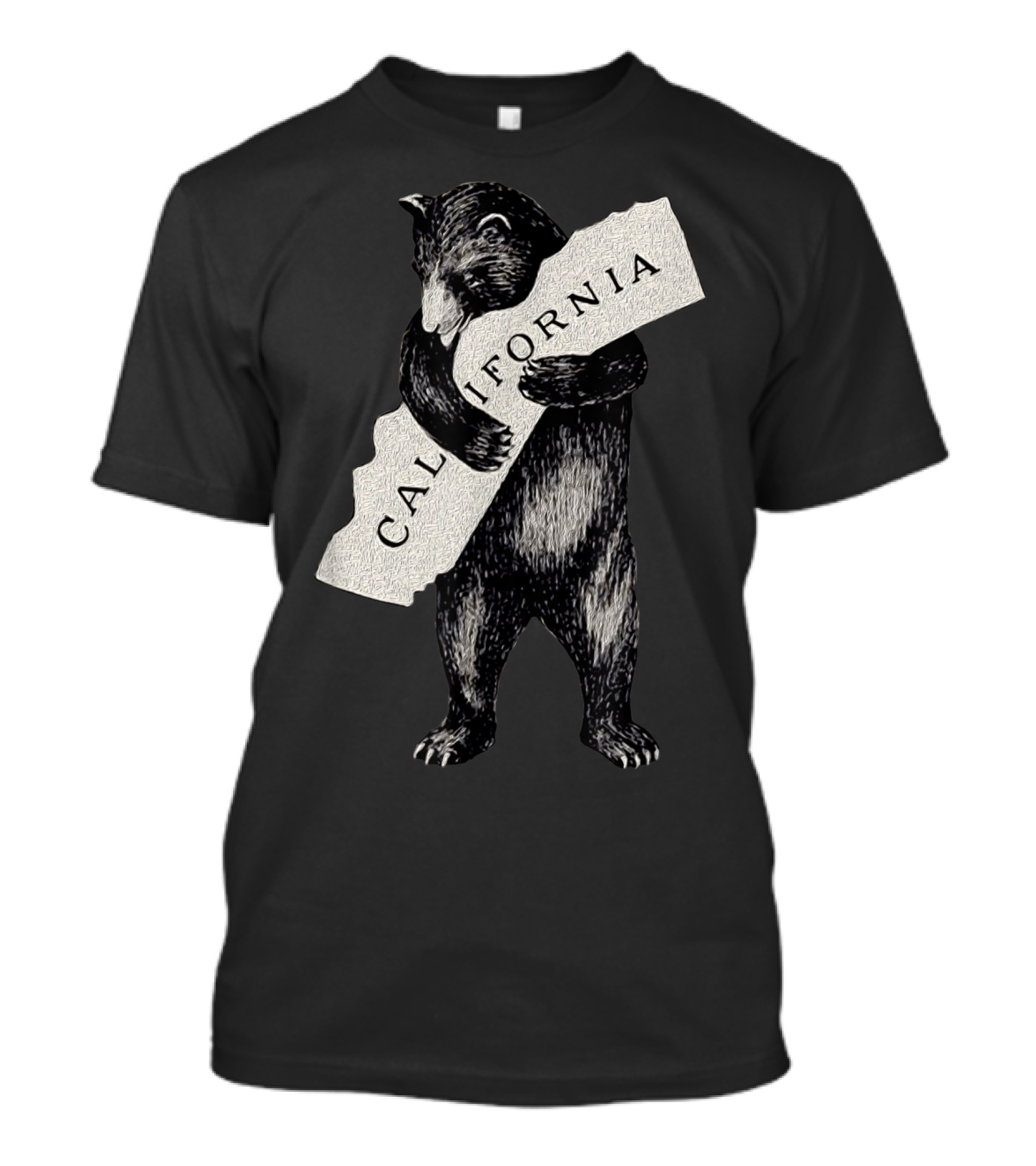 Retro I Love California Bear Hugging State Vintage Cali T-Shirt