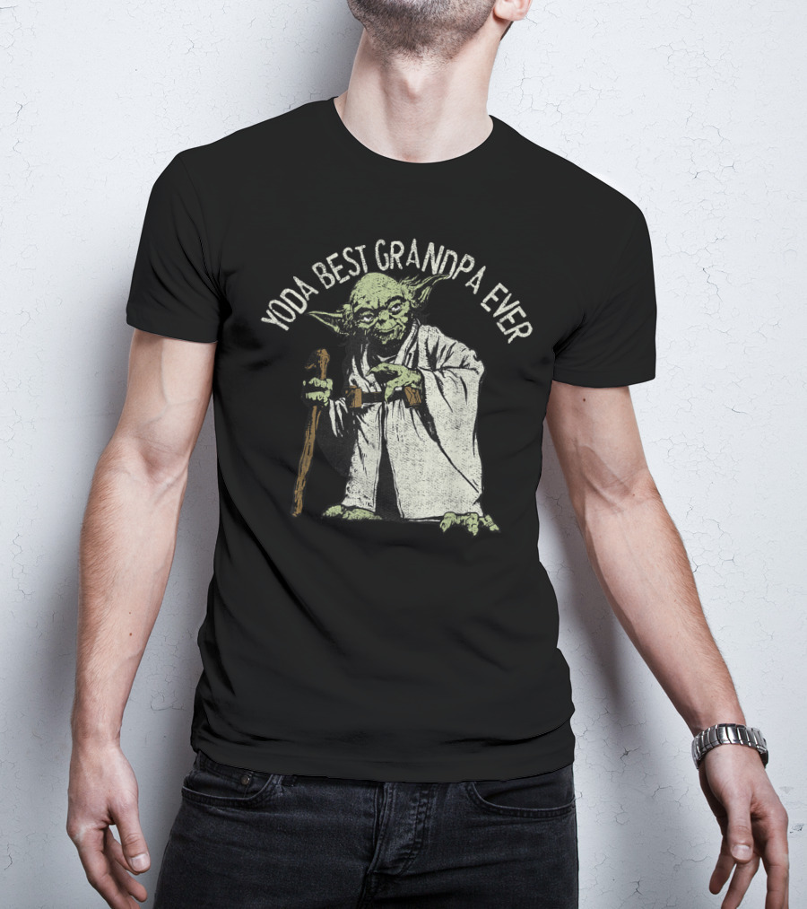 Star Wars Yoda Best Grandpa Ever T-Shirt