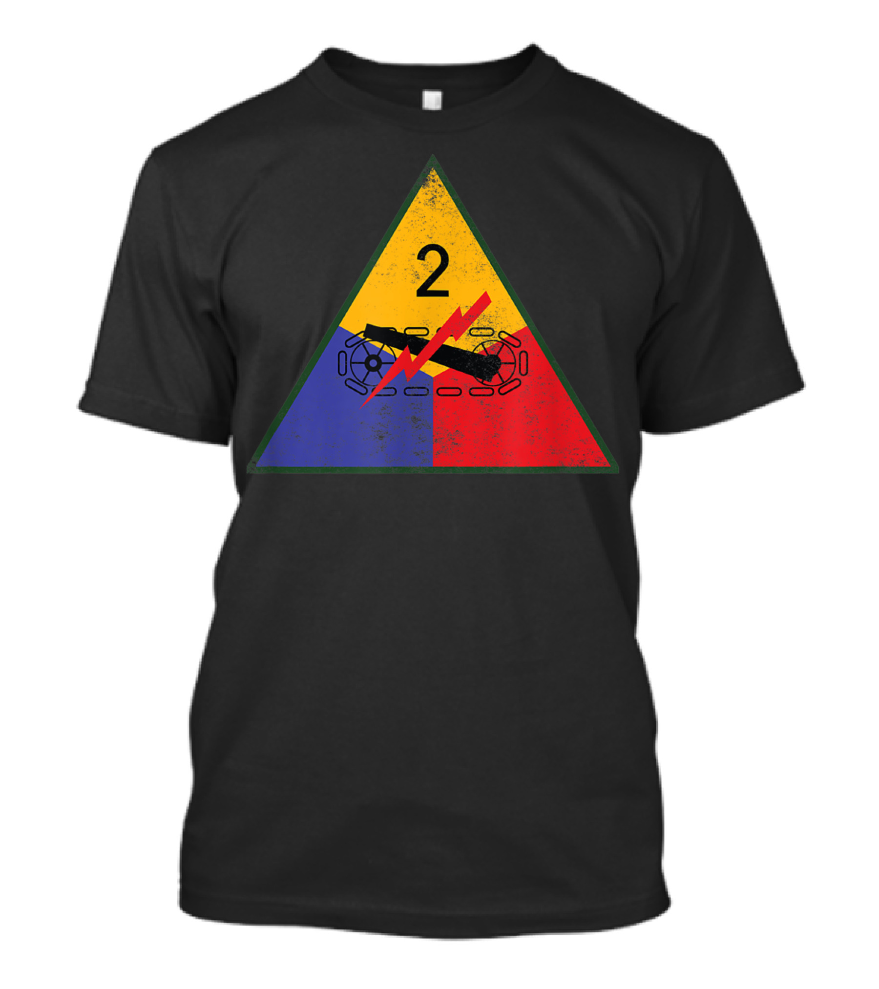 2nd Armored Division WW2 Veteran Patch Tank Emblem T-Shirt