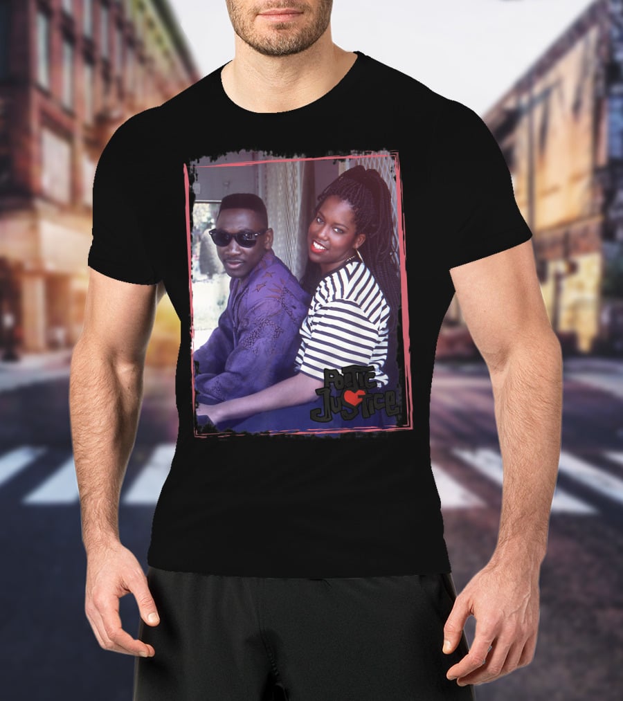 Poetic Justice Photograph With Iesha And Chicago Sitting Together T-Shirt