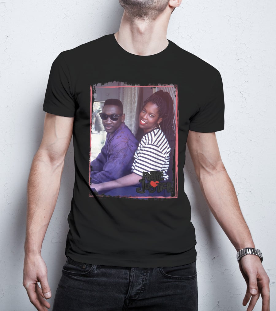 Poetic Justice Photograph With Iesha And Chicago Sitting Together T-Shirt