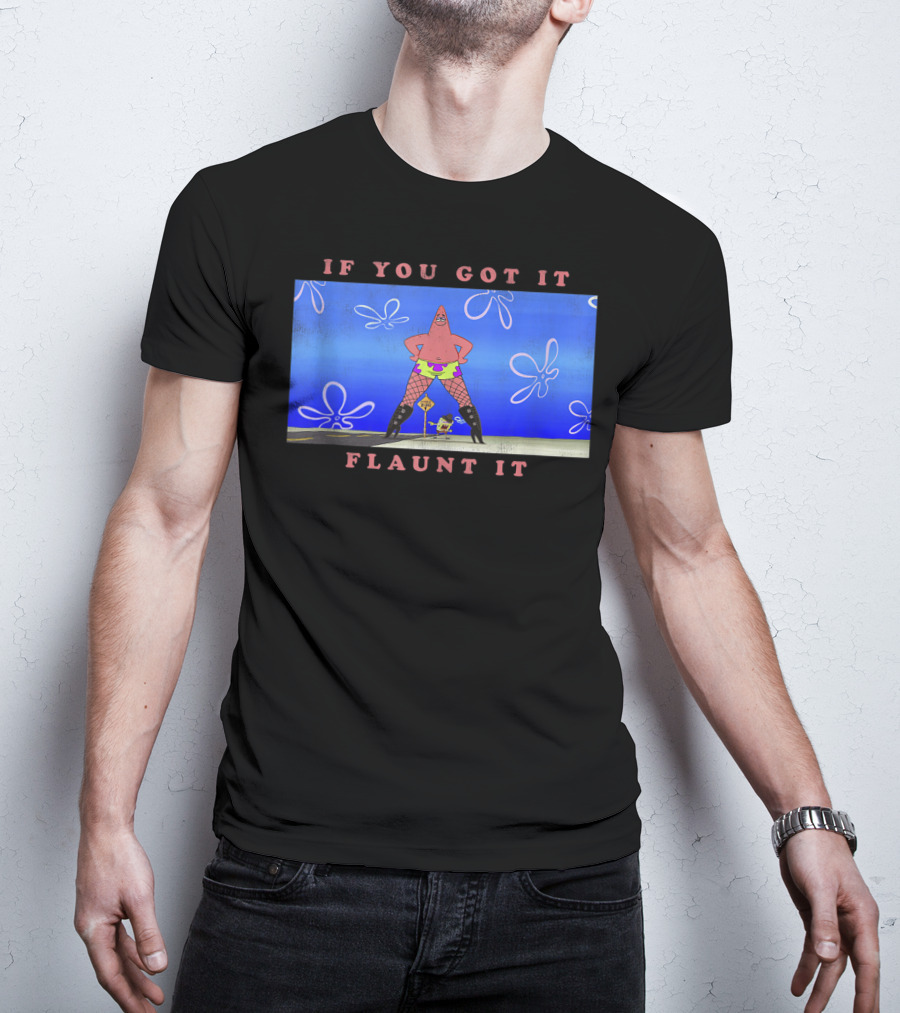SpongeBob SquarePants Patrick Starfishnets If You Got It Flaunt It Tank T-Shirt