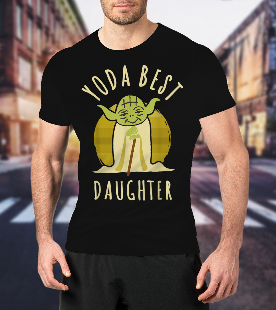 Yoda Best Daughter Cartoon Yoda Star Wars T-Shirt