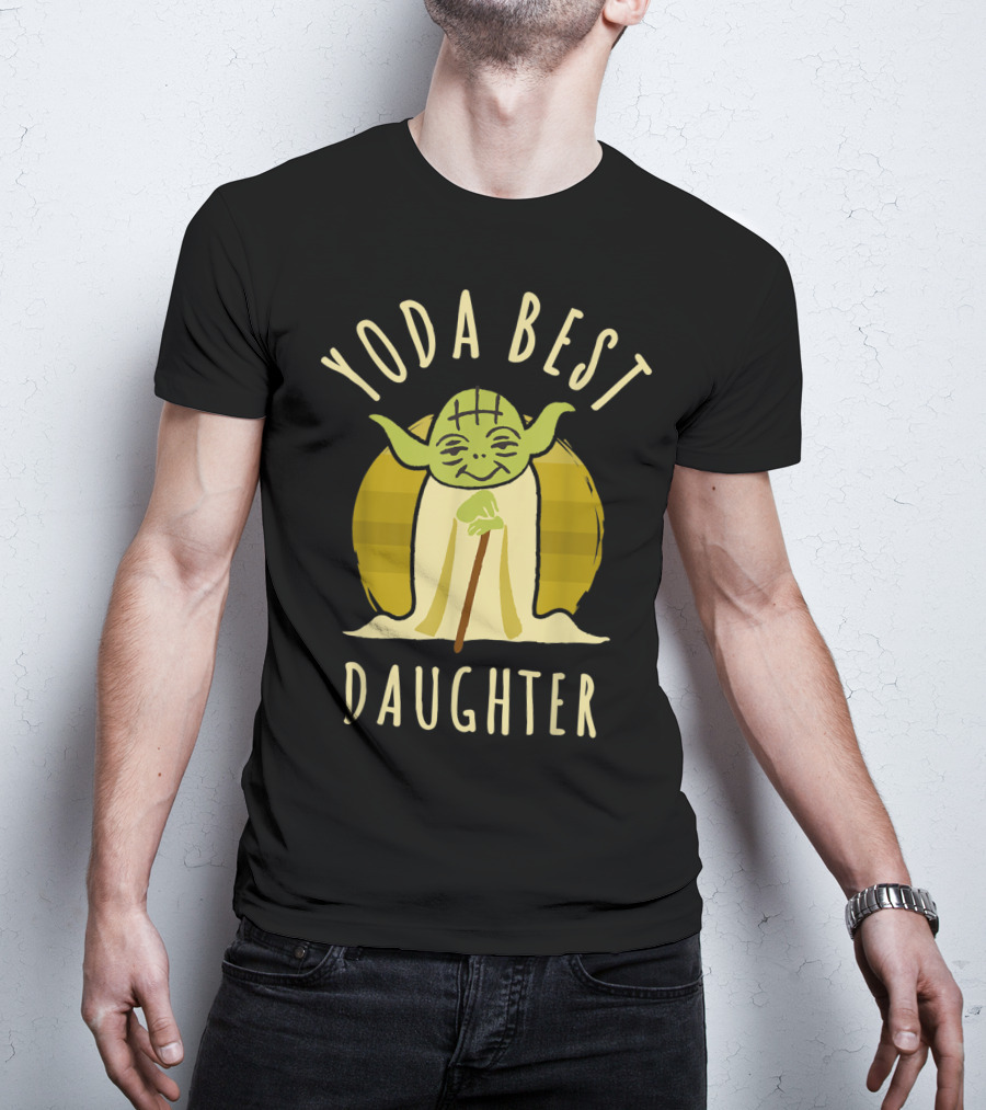 Yoda Best Daughter Cartoon Yoda Star Wars T-Shirt