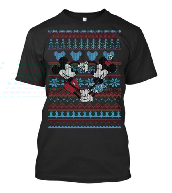 Disney Mickey And Minnie Mouse Festive T-Shirt