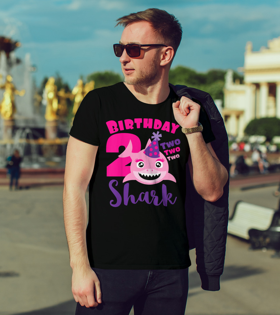 Birthday 2 Shark Two Two Two T-Shirt