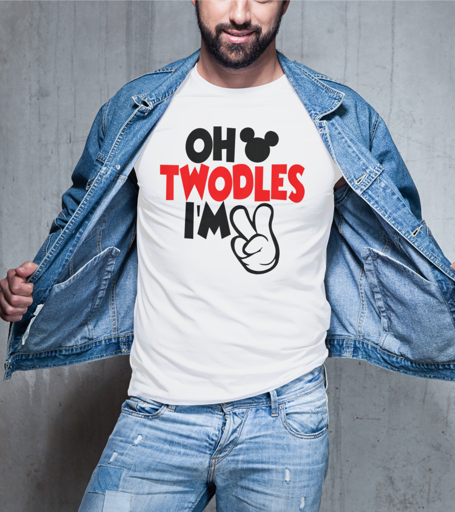 Oh Twodles I'm Two Year Old Birthday T-Shirt