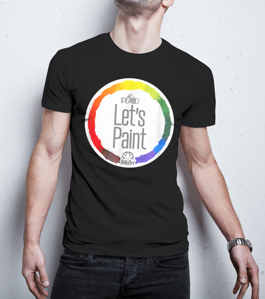 Plaid FolkArt Let's Paint Color Wheel T-Shirt