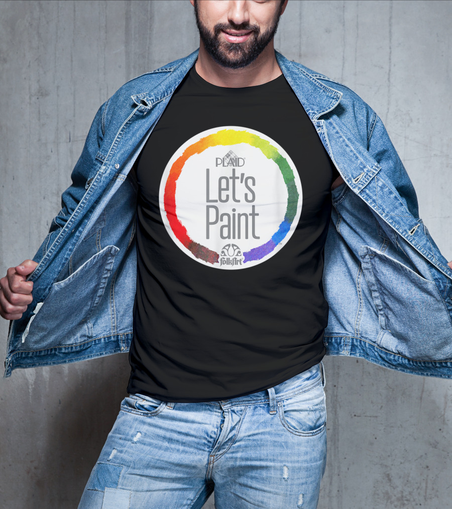 Plaid FolkArt Let's Paint Color Wheel T-Shirt