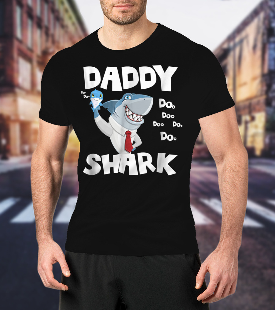 Daddy Shark Doo Doo Doo Mens Awesome T-Shirt