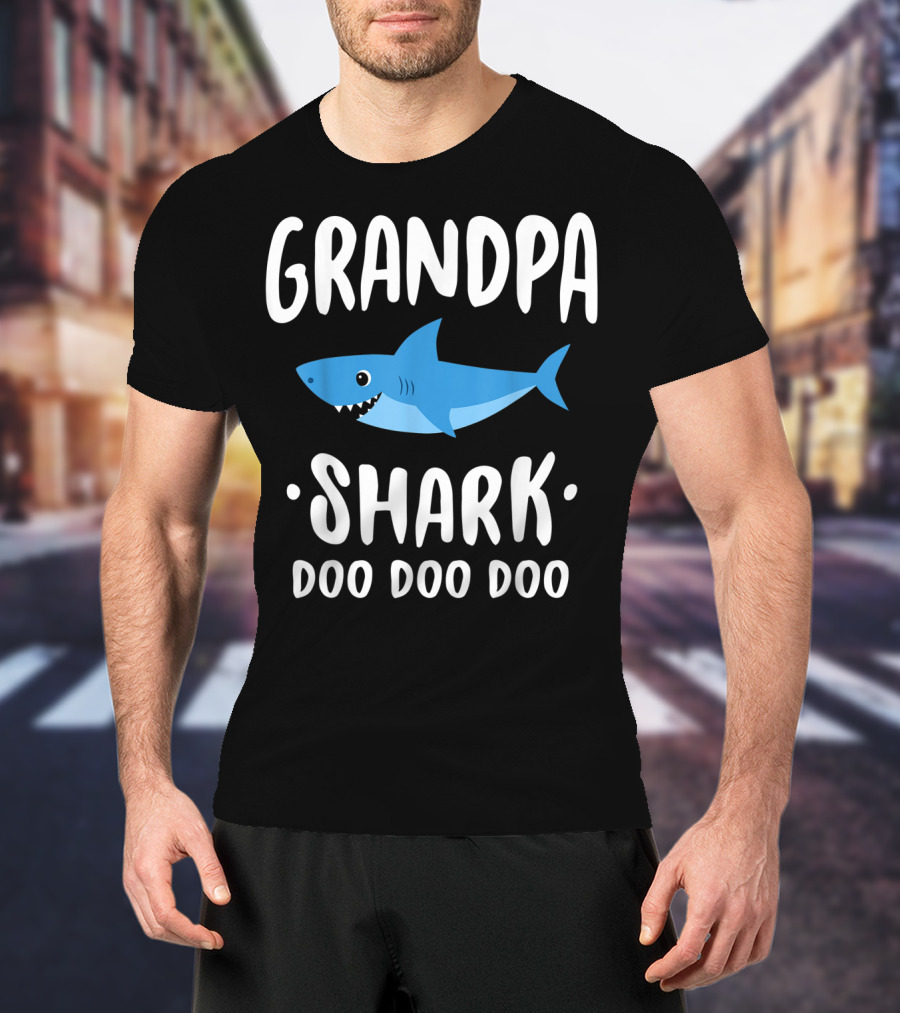 Grandpa Shark Doo Doo Doo T-Shirt