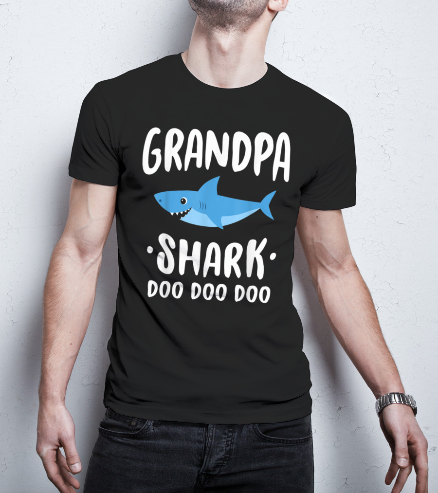 Grandpa Shark Doo Doo Doo T-Shirt