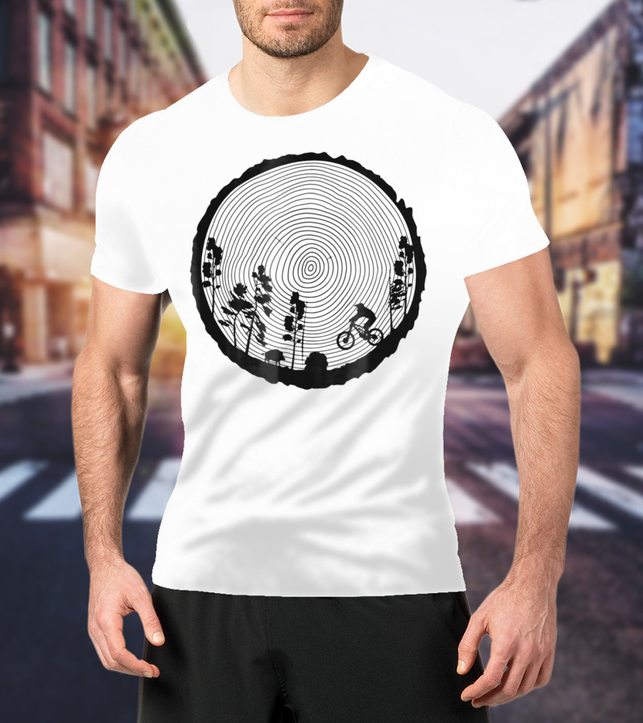 Mountain Bike MTB Downhill Wood Trail Singletrack Adventure T-Shirt