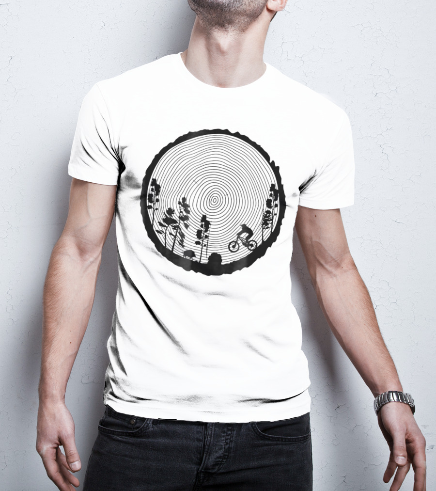 Mountain Bike MTB Downhill Wood Trail Singletrack Adventure T-Shirt