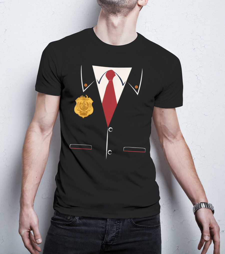 Odd Squad Agent Suit Badge And Tie T-Shirt