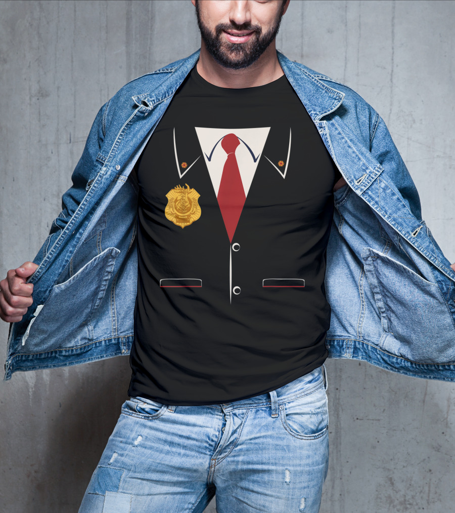 Odd Squad Agent Suit Badge And Tie T-Shirt
