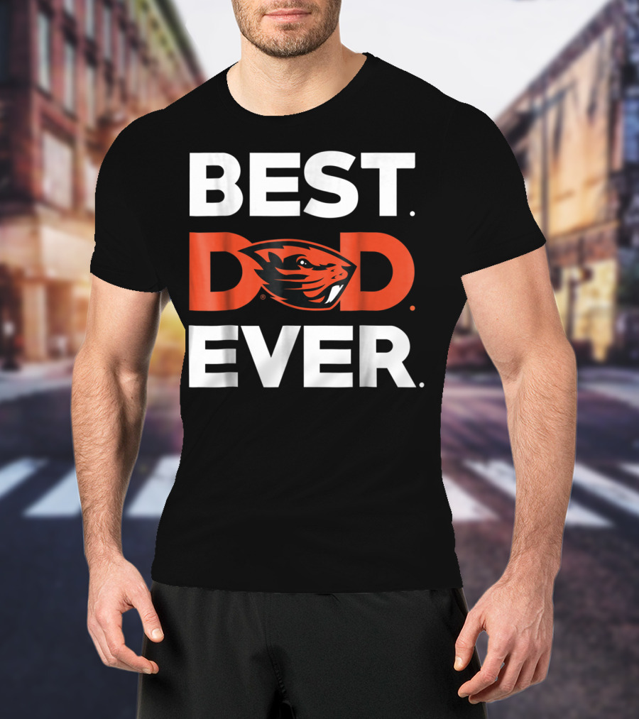 Oregon State Beavers Best Dad Ever T-Shirt